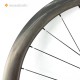 Juego de ruedas de bicicleta de carretera ultraligero 1085g 700C 50x28mm con freno de disco Carbono Tubeless